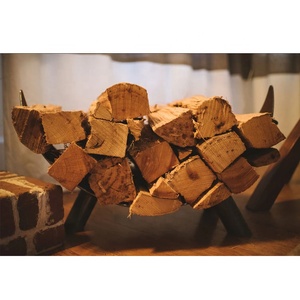 Classico deposito <span class=keywords><strong>di</strong></span> legna da ardere in metallo verniciato a polvere per appendere il pavimento o uso del centro commerciale perfetto con Bonsai - Product Image 2