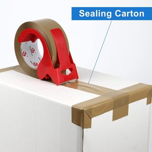 เทปแพ็คสีน้ำตาลไม่มีเสียงรบกวนขนาด1.88นิ้ว <span class=keywords><strong>x</strong></span> 110หลาเทปการจัดส่งสินค้าหนักสำหรับการปิดผนึกการเคลื่อนย้ายสำนักงานและการจัดเก็บ - Product Image 3