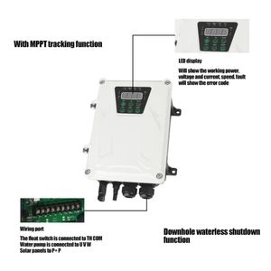 1.1kw 110V 114m 3 pulgadas DC bomba de agua de pozo profundo sumergible eléctrica para riego de uso familiar de alta eficiencia - Product Image 4
