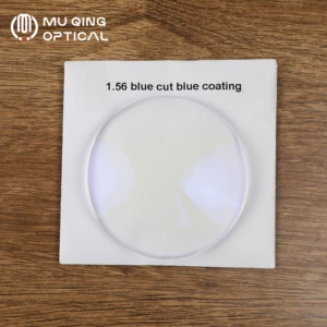 <span class=keywords><strong>Lentilles</strong></span> optiques transparentes en résine CR39 à vision simple avec revêtement HMC UV420 1.56, <span class=keywords><strong>lentilles</strong></span> de lunettes anti-lumière bleue en gros - Product Image 3