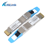 Hilink QSFP-DD LR8 DML LWDM8, penerima serat optik konektor MPO16 10km/20km dengan 200G