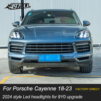 Phares LED Matrix PDLS de haute qualité style 2025 pour Porsche Cayenne 9Y0 9Y0.1 2018-2023, ensemble de phares avant