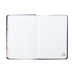 Cahier brodé écologique "<span class=keywords><strong>Un</strong></span> <span class=keywords><strong>livre</strong></span> mène <span class=keywords><strong>à</strong></span> <span class=keywords><strong>un</strong></span> <span class=keywords><strong>autre</strong></span>" Journal <span class=keywords><strong>à</strong></span> couverture rigide en cuir pour les amateurs de papeterie - Product Image 4