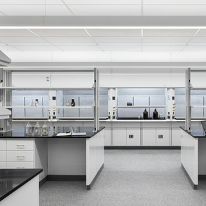 Tùy Chỉnh Trường Hóa Học Lâm Sàng Vi Sinh Phòng Thí Nghiệm Đồ Nội Thất Nhựa Epoxy Đầy Đủ Thép Phòng Thí Nghiệm Băng Ghế Với Tủ - Product Image 1