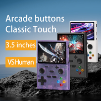 Nouveau Console de jeu d'arcade Linux HD à écran IPS de 3.5 pouces Xgb35 Lecteurs de poche rétro avec sortie TV HD Prend en charge les jeux Ps1