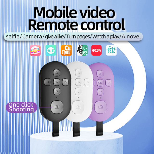 TIKTOK Hot Smart Mini BT Wireless Vlog Streaming Shutter Accessories Sefie Mobile Remote Control