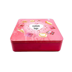 Hộp Thiếc Kim Loại Hình Bánh Quy Đóng Gói Quà Tặng Đóng Gói Thực Phẩm In Logo Theo Yêu Cầu Chất Lượng Cao Từ Nhà Máy - Product Image 1