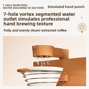 Cafetera de Goteo Estilo Americano de Diseño Original <span class=keywords><strong>para</strong></span> Comercio Exterior, Uso Doméstico, Compacta, Desmontable, de Plástico, Estilo Creativo - Product Image 5