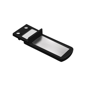 Tope de puerta minimalista de acero inoxidable, soporte de pared, atrapasueltas magnético invisible para puertas de vidrio esmerilado - Product Image 1