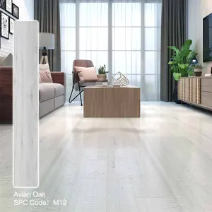 Revêtement de sol intérieur en plastique de luxe avec verrouillage par clic pierre aspect marbre grain de bois imperméable Pisos Pvc Vinilico 4mm 5mm SPC Floor 8mm