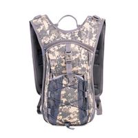 Mochila Táctica Impermeable Molle para Ciclismo, Running y Camping, con Bolsa de Hidratación de 2L para Exteriores