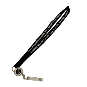 Beckon OEM Customized Printed Retractable Badge Reel Lanyards with ID Holder for Events and Office Use