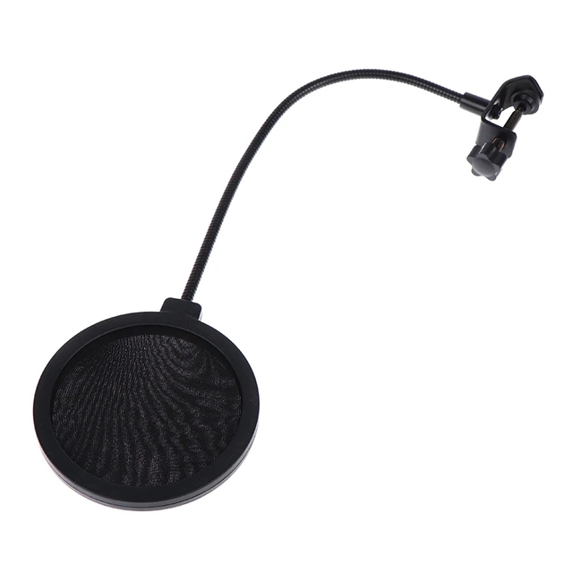 Microphone Pop Filter Double Layer Studio Sound Filter for Broadcast Recording Accessories