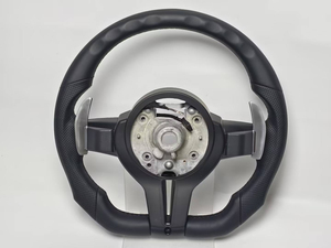 Volant en cuir perforé en fibre de carbone M Sport pour <span class=keywords><strong>BMW</strong></span> F10 F30 F20 F22 F23 F48 M3 M5 - Product Image 1