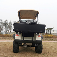 Voiturette de golf électrique professionnelle 72V au lithium-ion, 2 places avec moteur 5kW et accessoires de chariot de golf