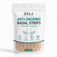 Bandes nasales magnétiques anti-ronflement résistantes à la transpiration, dispositif d'aide respiratoire pour améliorer le sommeil, personnalisation de marque privée prise en charge