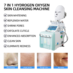 Top Quality Low Price 6 in 1 Hydra Oxygen Jet Dermabrasion Hydro Aqua Peeling Beauty Face Equipment Salon Facial Machine - Product Image 5