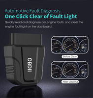 Nueva Versión de Software V011 ELM327 Lector de Códigos Automotriz OBD2 Escáner de Automóviles Portátil con Analizador de Motor de Energía Eléctrica ABS