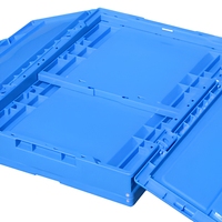 Caisse en plastique pliable gain de place, transparente, murale, pliable, boîte de rangement domestique empilable, organisateur de jouets et de livres, personnalisable