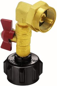 Qibest — adaptateur coude de recharge de <span class=keywords><strong>Propane</strong></span>, QCC1 avec Valve de contrôle marche-arrêt, pour AU Camping, gril, cylindre de réservoir de 1 LB - Product Image 5