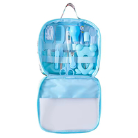 JM Kit de Soin Quotidien 13 Pièces avec Sac de Rangement, Coupe-Ongles, Aspirateur Nasal et Thermomètre