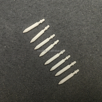 Flysea 0.7mm fin ciseau rond pointe plate nylon de remplacement rechargeable acrylique marqueur stylo plume ou pointe