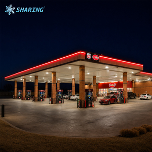 Equipo de <span class=keywords><strong>Gasolinera</strong></span> de Diseño Modular y Fácil Montaje con Envolturas de Columnas a Juego y Señales de Bombas de Combustible - Product Image 4