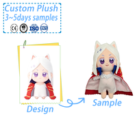 Peluche personnalisée, poupée en peluche sur mesure, jouet en peluche au design personnalisé, jouets en peluche doux
