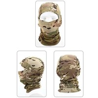 Cagoule tactique respirante camouflage pour homme, idéale pour le cyclisme, la moto, la chasse, le VTT, le vélo de route, le ski et comme écharpe de sport
