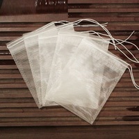 Sachet filtre jetable à cordon en nylon Sachet de thé à fleurs