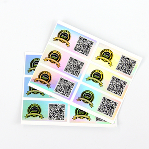 Tùy Chỉnh UV In Ấn Vinyl Chết Cắt Dán Không Thấm Nước Và Nước Mắt Kháng Chết Cắt Dán Ba Chiều Với Mã QR - Product Image 1