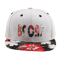 Casquettes de baseball ajustables à 6 panneaux, style snapback, en coton jersey, avec logo brodé personnalisé, visière plate, motif feuille, style hip-hop, pour extérieur