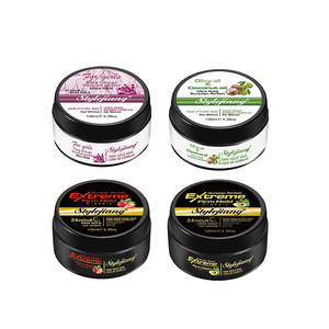 Offre Spéciale 180ml conception personnalisée cire de <span class=keywords><strong>coiffure</strong></span> pommade tresse Gel extrême forte tenue cheveux cire pour femmes coiffures - Product Image 2