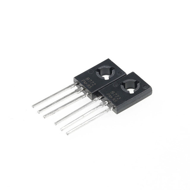 10PCS 2SB772 Transistor B772 Direct Insertion TO-126 PNP Transistor 30V/3A Transistor