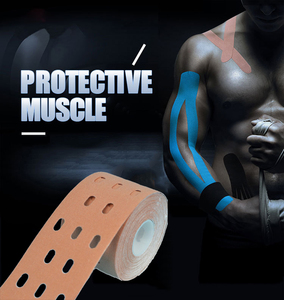 Cinta muscular deportiva para acupuntura, resistente al agua, 5cm de ancho, para alivio del dolor, terapia de punzón cruzado elástica, kinesiología, Color Rojo - Product Image 5