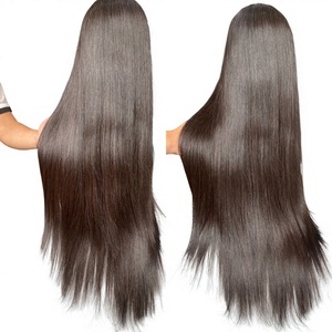 วิกผมแท้สีดำแบบยาวเต็มศีรษะ ผมตรงธรรมชาติแบบเวียดนาม ขายส่ง - Product Image 1