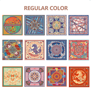 Manufacturer's Low-priced 12/14/16/19MM Silk <strong>Scarf</strong>, Fashionable and Luxurious 100% Silk square <strong>Scarf</strong> versatile - Product Image 5