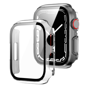 Cover per Smartwatch, Guscio Protettivo in PC + Pellicola Temperata 38/40/41/42/44/45mm, Custodia per <span class=keywords><strong>Apple</strong></span> <span class=keywords><strong>Watch</strong></span> Serie 8 <span class=keywords><strong>7</strong></span> - Product Image 1