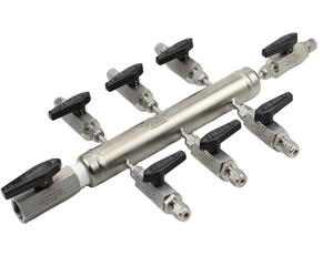 Hikelok 300 psig cabezal <span class=keywords><strong>de</strong></span> <span class=keywords><strong>aire</strong></span> con válvula <span class=keywords><strong>de</strong></span> bola <span class=keywords><strong>de</strong></span> acero inoxidable 316 <span class=keywords><strong>de</strong></span> distribución <span class=keywords><strong>de</strong></span> <span class=keywords><strong>aire</strong></span> encabezados - Product Image 1