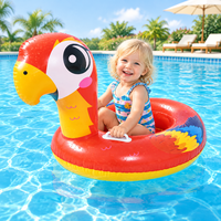 Bateau gonflable pour enfants en forme de perroquet de haute qualité, jouet gonflable à chevaucher en plastique
