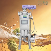 Filtre auto-nettoyant à raclette interne de qualité alimentaire pour la filtration du vin artisanal, la fermentation et la séparation des impuretés liquides
