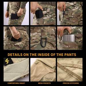 Shorts tactiques cargo pour homme personnalisés, camouflage, séchage rapide, shorts de combat pour l'extérieur - Product Image 5