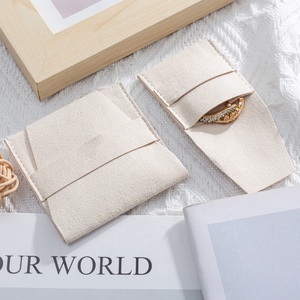 Custom Eco-Friendly Velvet Suede Microfiber Jewelry Bags for Earrings Rings Necklaces Durable Recyclable <strong>Textile</strong> <strong>Packaging</strong> - Product Image 3