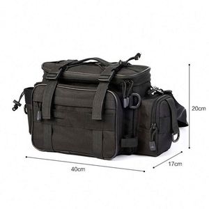Échantillon gratuit : Sac de transport durable pour cannes à pêche, avec compartiments de rangement et bandoulière pour le transport - Product Image 3