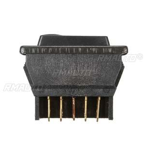 Interruptor de Ventana Eléctrica Momentáneo DPDT Universal de 5 Pines para Automóvil, Control de Bloqueo de Puerta Eléctrica 3 en 1 - Product Image 5