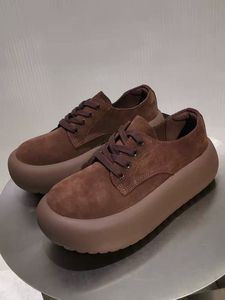 Zapatos de Invierno con Forma de Pastel y Pan, de Gamuza Sintética, Estilo Casual Deportivo, Antideslizantes y Elegantes - Product Image 5