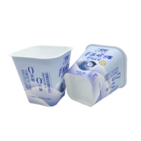 Tasse de yaourt écologique de haute qualité IML tasse de yaourt grec Fil IML tasses de yaourt granola