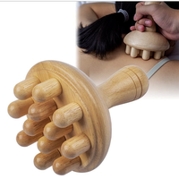 Peigne de massage du cuir chevelu en bois - Outil de massage de la tête en bois de santal, brosse Gua Sha pour la croissance des cheveux des femmes et des hommes, massage corporel