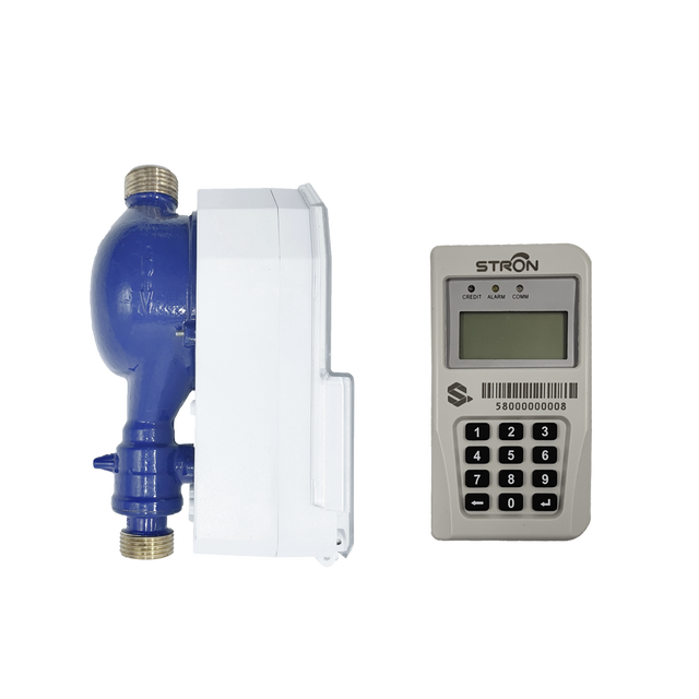 IP68 Waterproof Smart Prepaid Water Meter with Digital User Interface Unit STS Class C Certified OEM Customized Support