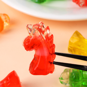 ผู้ผลิตลูกอมกัมมี่จีน ขายส่งขนมหวานรสผลไม้รวมแบบฮาลาล ลูกอมรูปหัวม้า - Product Image 2